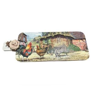 Rustic Handcrafted Farmhouse Rooster Wall Art